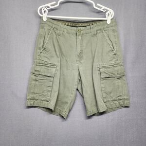 Boy Scouts of America Cargo Uniform Canvas Shorts Green Mens 32